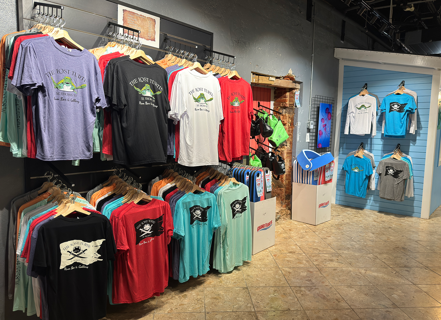 Merchandise at The Lost Turtle